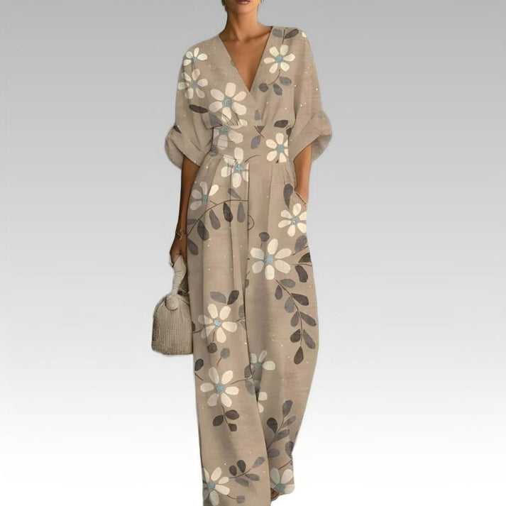 Patrice | Printed Wide-Leg Jumpsuit