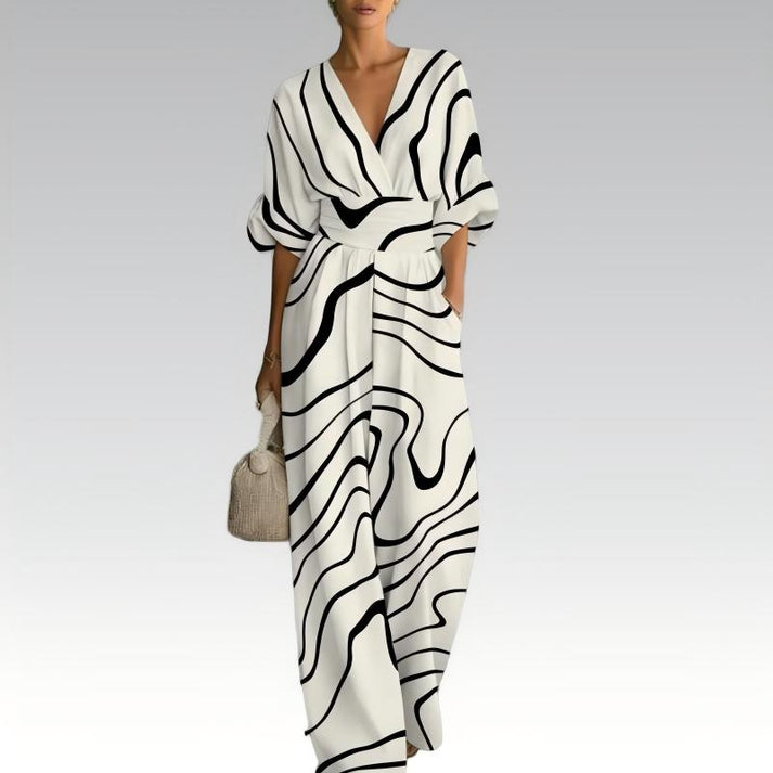 Patrice | Printed Wide-Leg Jumpsuit