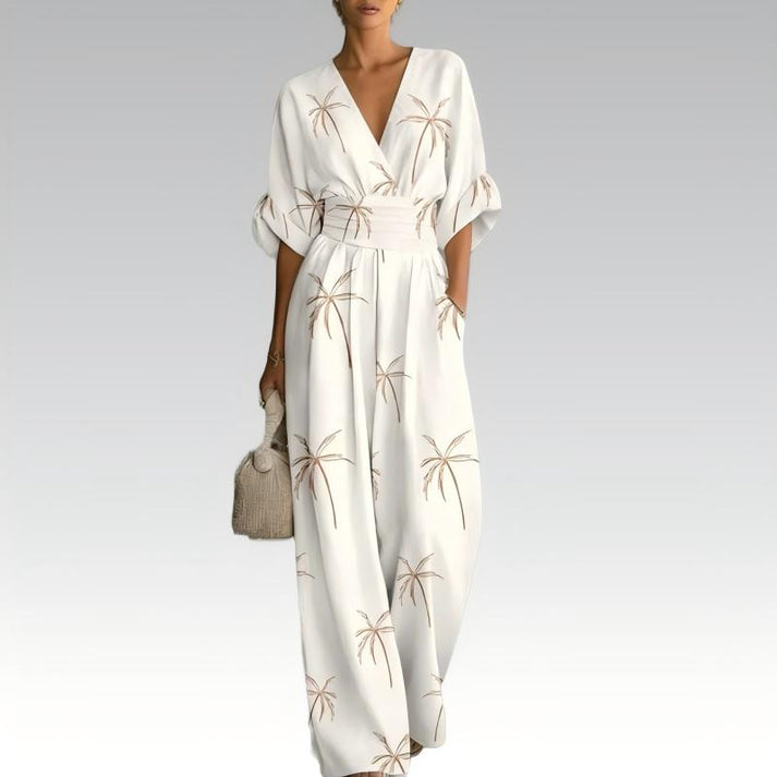 Patrice | Printed Wide-Leg Jumpsuit
