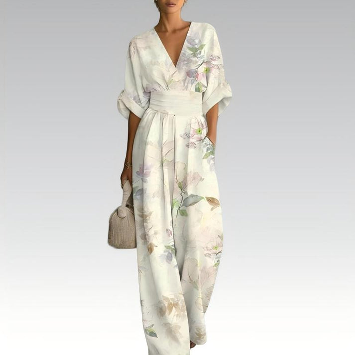 Patrice | Printed Wide-Leg Jumpsuit