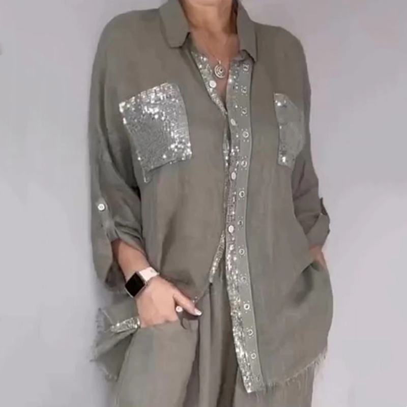 Rossella | Sequin Detail Two-Piece Set