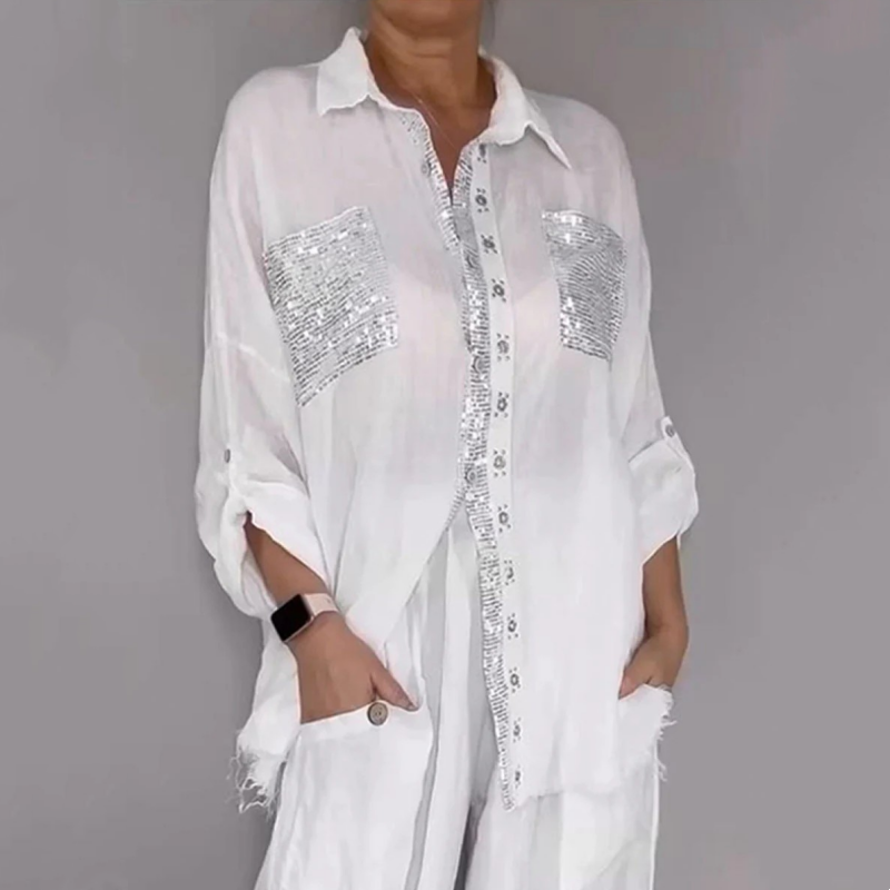 Rossella | Sequin Detail Two-Piece Set